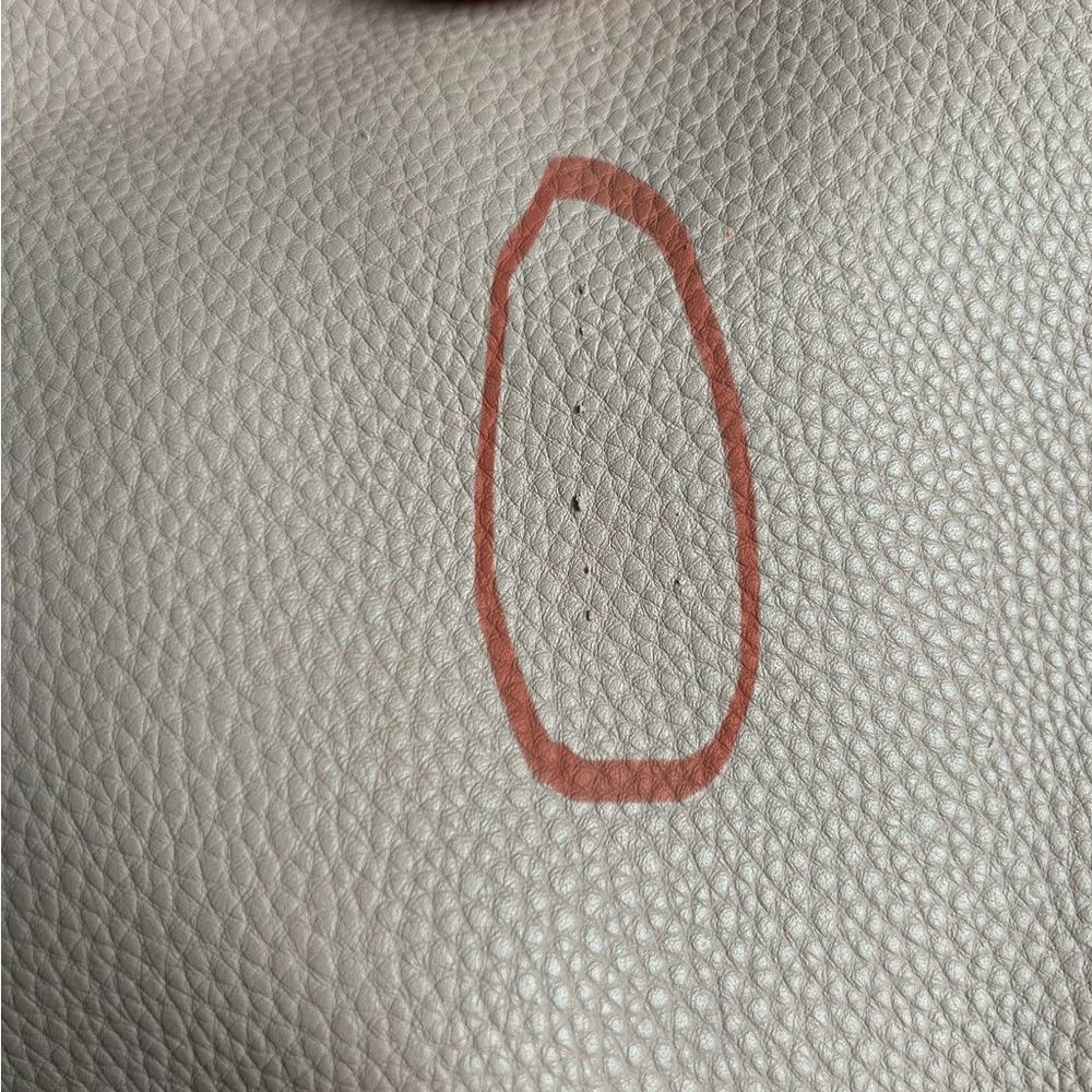 Dolce Vita Rose Colored Vegan Pebbled Leather Shoulder Purse with Chain Strap - Picture 12 of 12